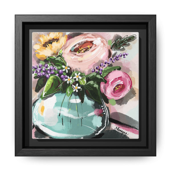 Framed Art Print – Fun and Funky Floral