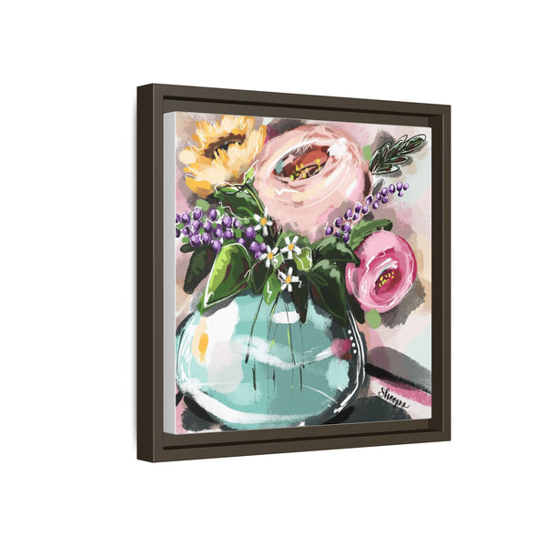Framed Art Print – Fun and Funky Floral