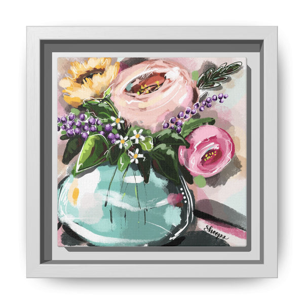 Framed Art Print – Fun and Funky Floral