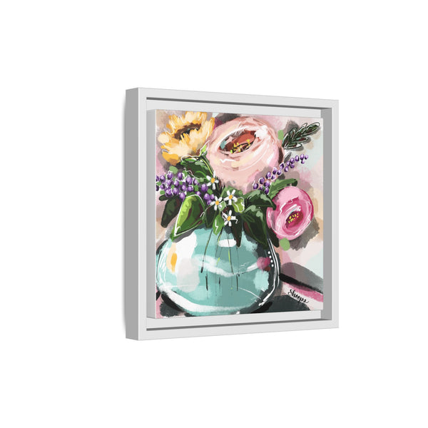 Framed Art Print – Fun and Funky Floral