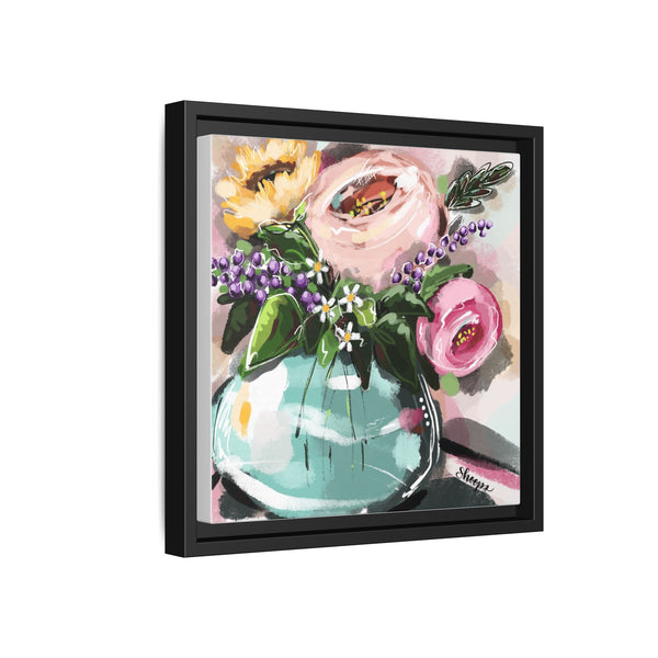 Framed Art Print – Fun and Funky Floral