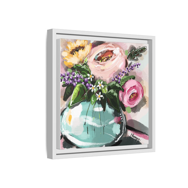 Framed Art Print – Fun and Funky Floral