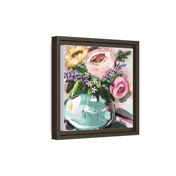 Framed Art Print – Fun and Funky Floral