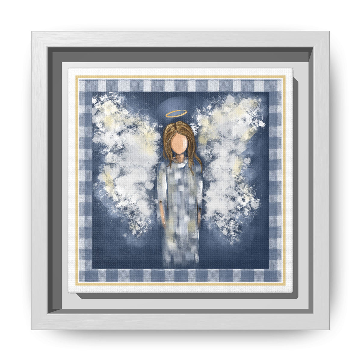 Framed Angel Canvas Wall Art Rags to Riches Artwork By Dana Shoops
