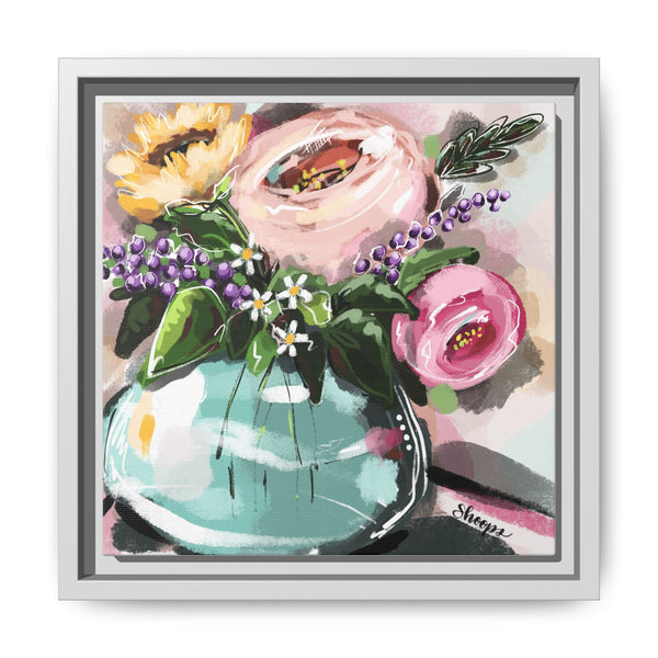 Framed Art Print – Fun and Funky Floral