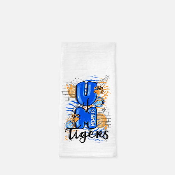 Memphis Graffiti Tea Towel (Flour Sack)