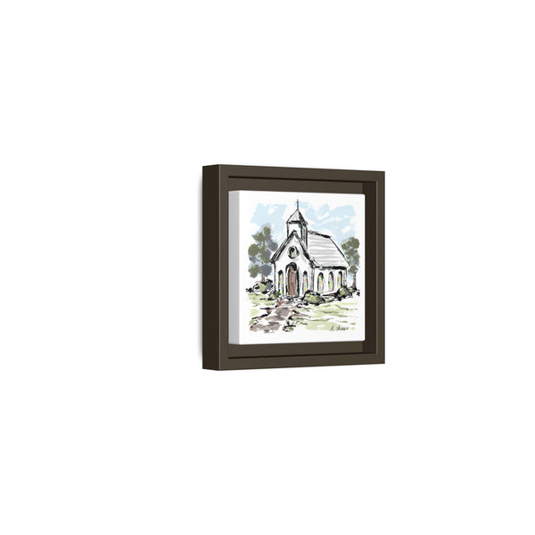 Framed Church Art - Multi-Color Matte Canvas