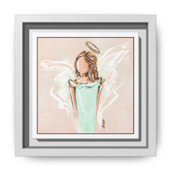Framed Angel Canvas Art Print