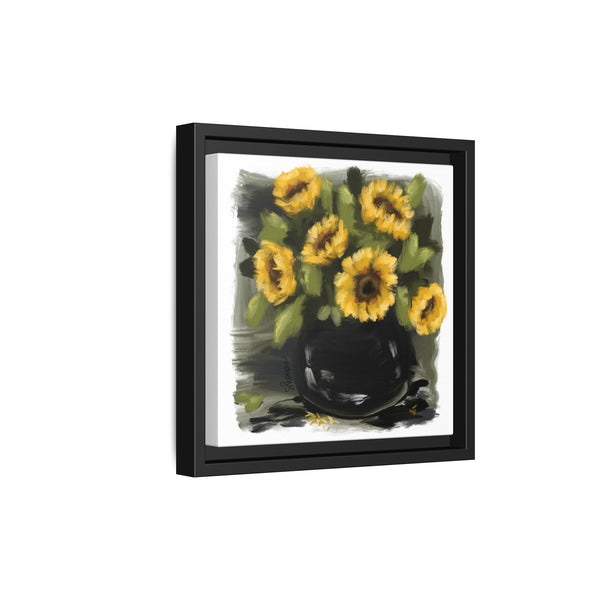 Framed Sunflower Canvas Art