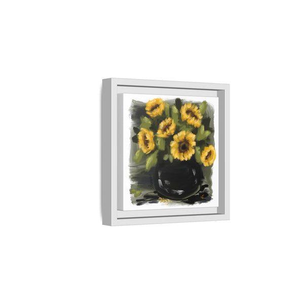Framed Sunflower Canvas Art