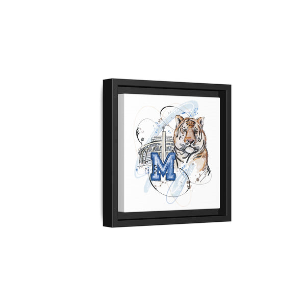 Framed Art Print - Memphis Tiger Stadium Wall Decor