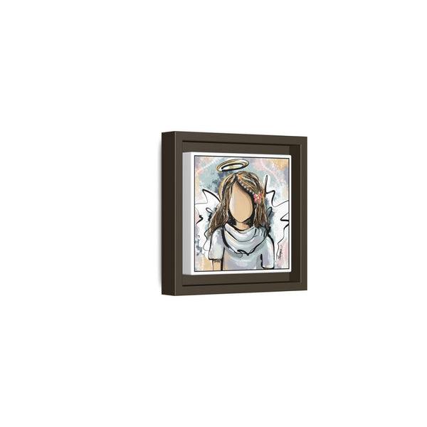 Framed Angel Art Print - Sweetie Pie