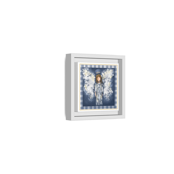 Framed Angel Canvas Wall Art - Rags to Riches
