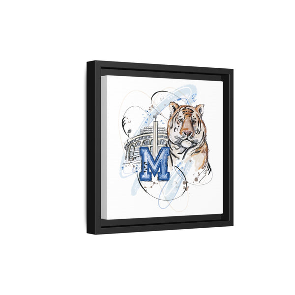 Framed Art Print - Memphis Tiger Stadium Wall Decor