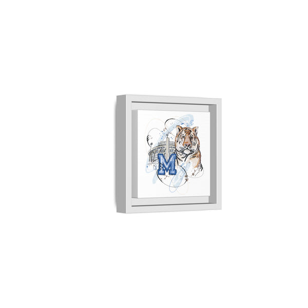 Framed Art Print - Memphis Tiger Stadium Wall Decor