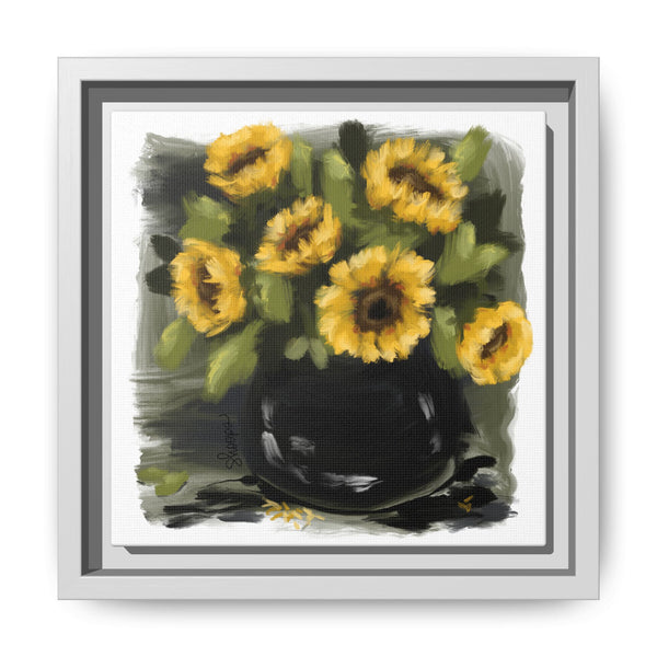 Framed Sunflower Canvas Art