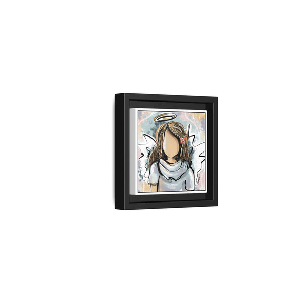 Framed Angel Art Print - Sweetie Pie