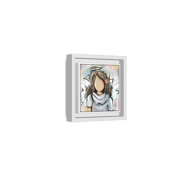 Framed Angel Art Print - Sweetie Pie