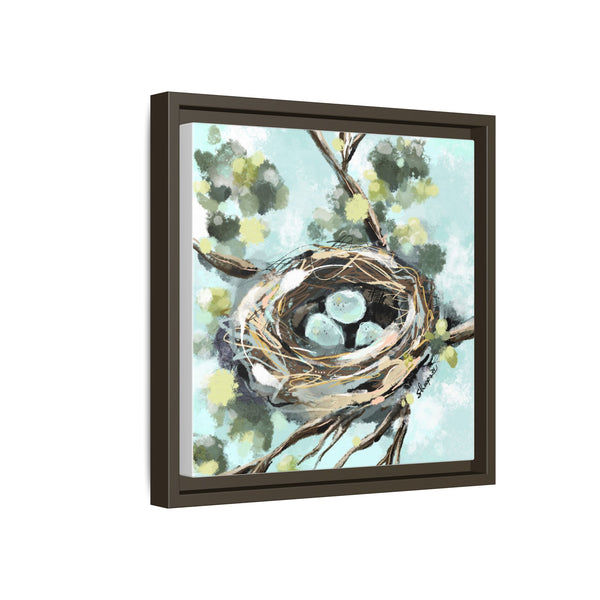 Framed Nest Art - Three New Babies