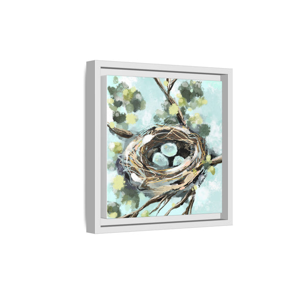 Framed Nest Art - Three New Babies