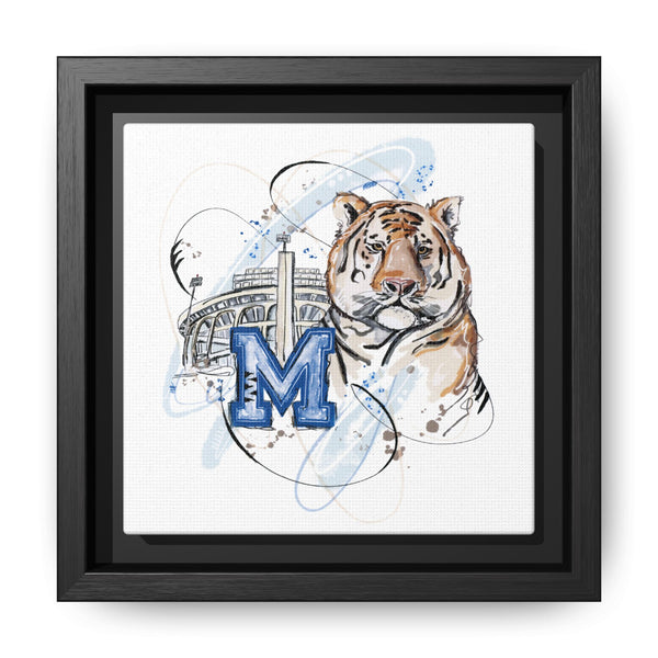 Framed Art Print - Memphis Tiger Stadium Wall Decor