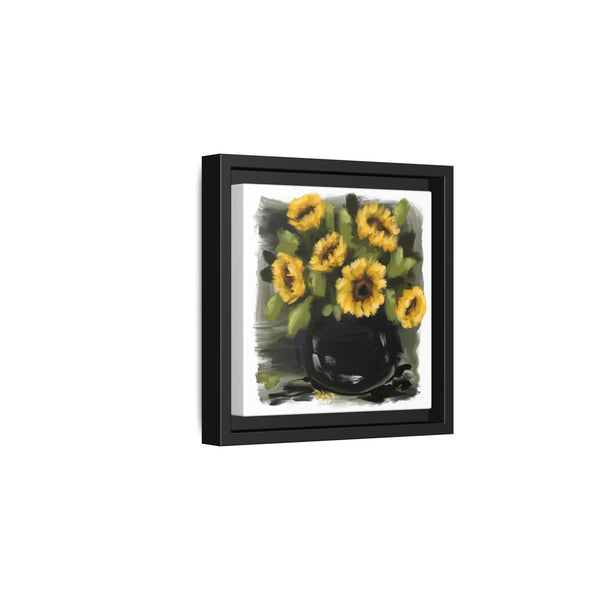 Framed Sunflower Canvas Art