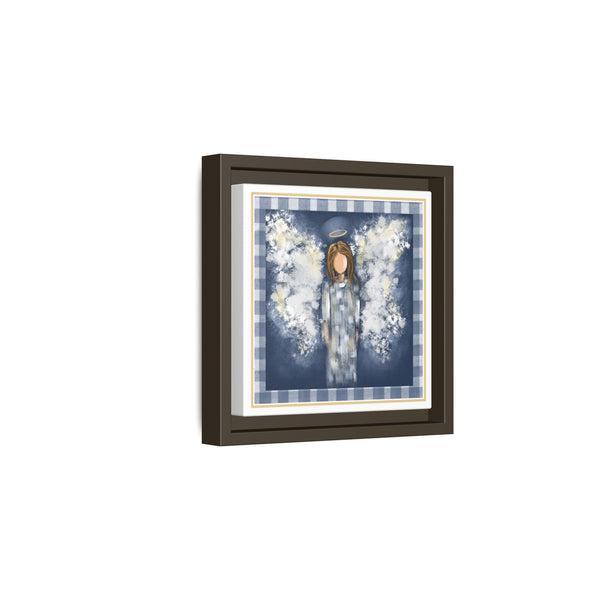 Framed Angel Canvas Wall Art - Rags to Riches