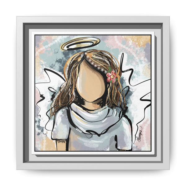 Framed Angel Art Print - Sweetie Pie