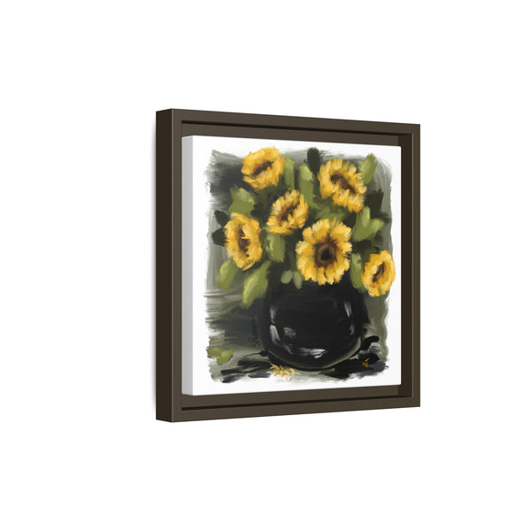 Framed Sunflower Canvas Art