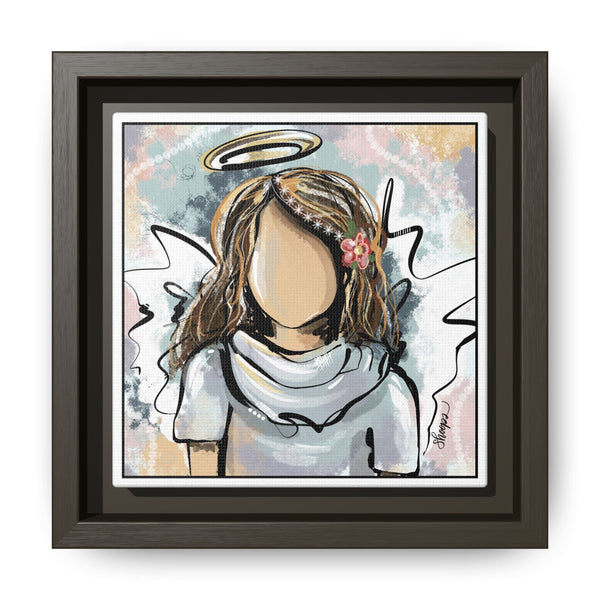 Framed Angel Art Print - Sweetie Pie
