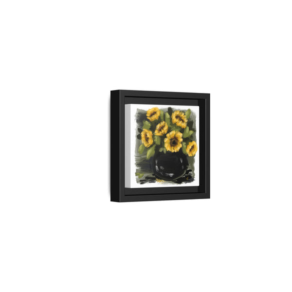 Framed Sunflower Canvas Art