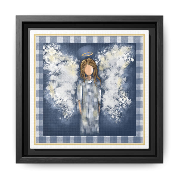 Framed Angel Canvas Wall Art - Rags to Riches