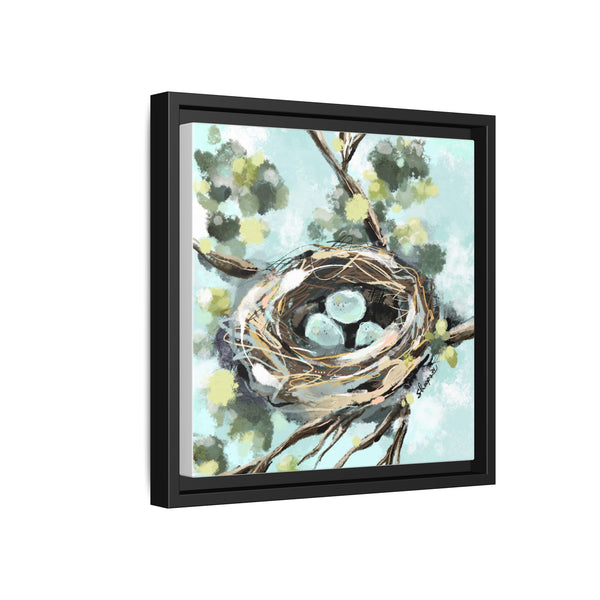 Framed Nest Art - Three New Babies