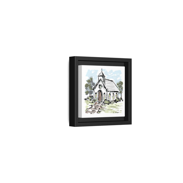 Framed Church Art - Multi-Color Matte Canvas