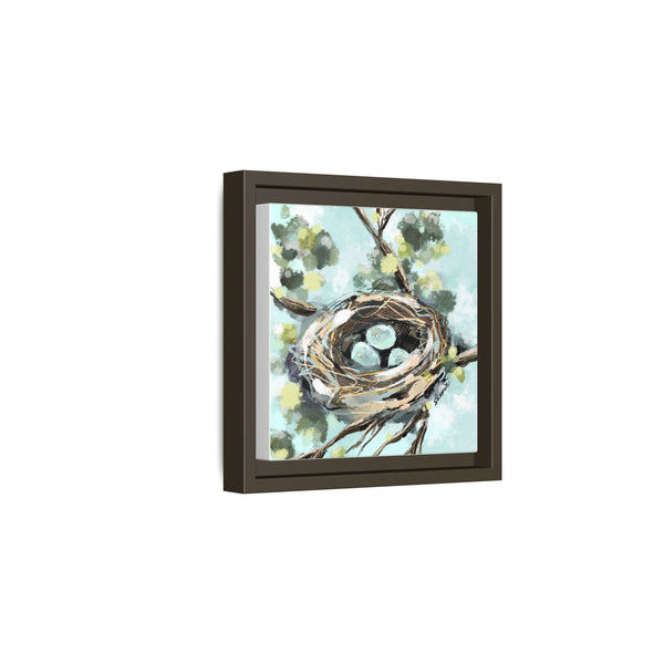 Framed Nest Art - Three New Babies