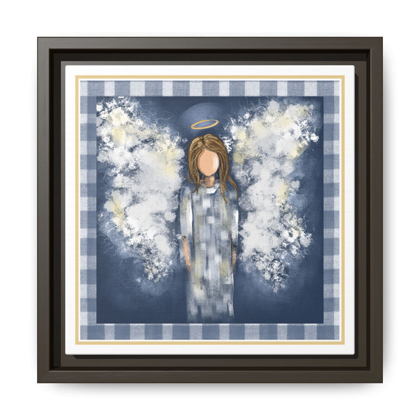 Framed Angel Canvas Wall Art - Rags to Riches