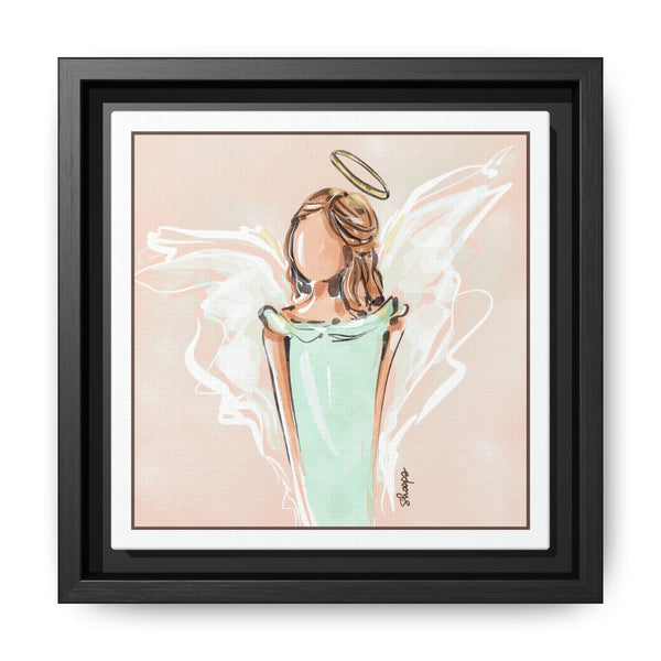 Framed Angel Canvas Art Print