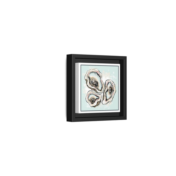Framed Oyster Art Print - Coastal Art
