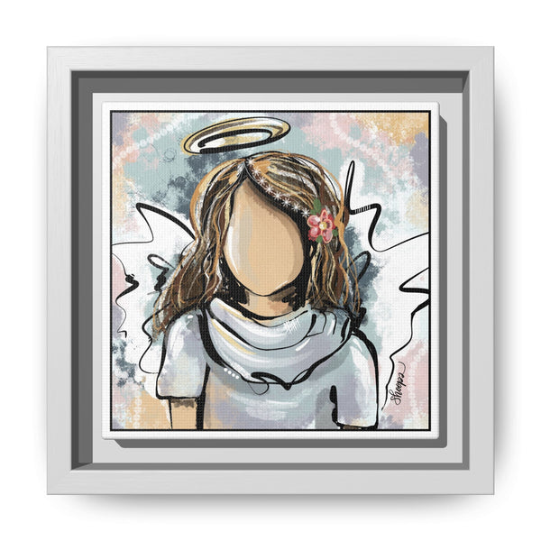 Framed Angel Art Print - Sweetie Pie