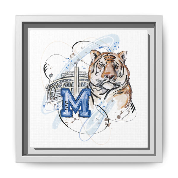 Framed Art Print - Memphis Tiger Stadium Wall Decor