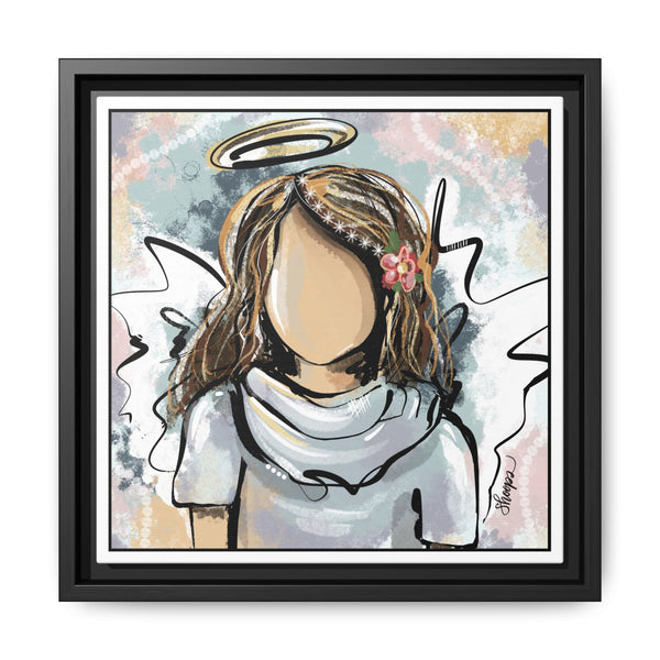 Framed Angel Art Print - Sweetie Pie