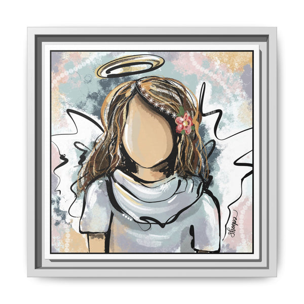 Framed Angel Art Print - Sweetie Pie