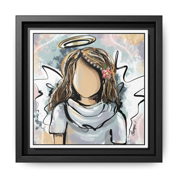 Framed Angel Art Print - Sweetie Pie