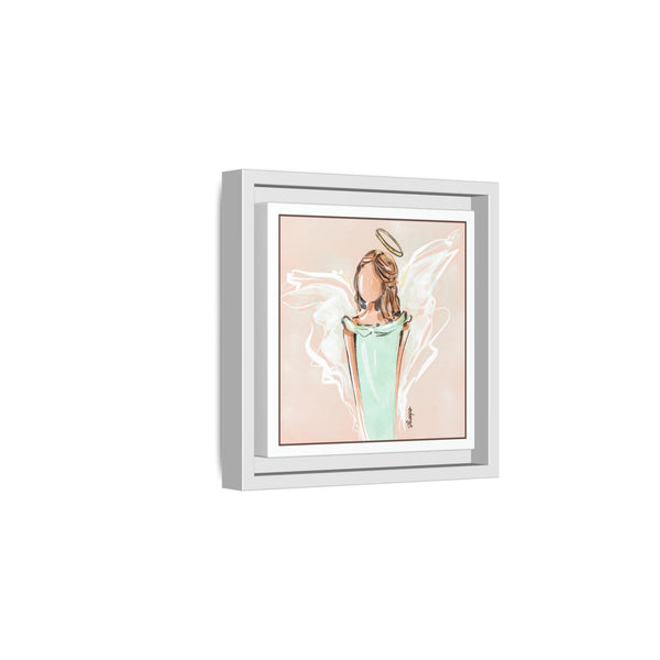 Framed Angel Canvas Art Print