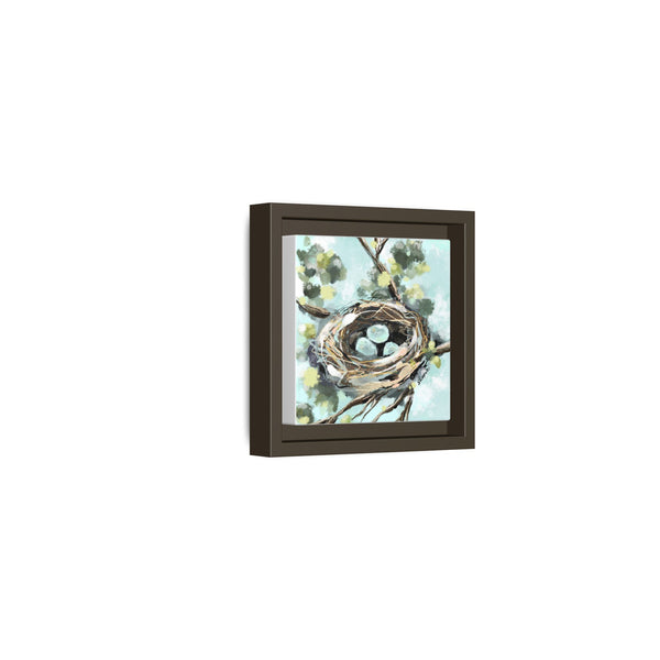 Framed Nest Art - Three New Babies