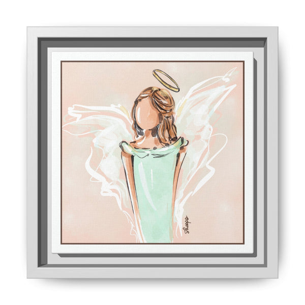 Framed Angel Canvas Art Print