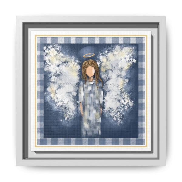 Framed Angel Canvas Wall Art - Rags to Riches