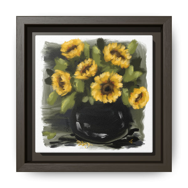 Framed Sunflower Canvas Art
