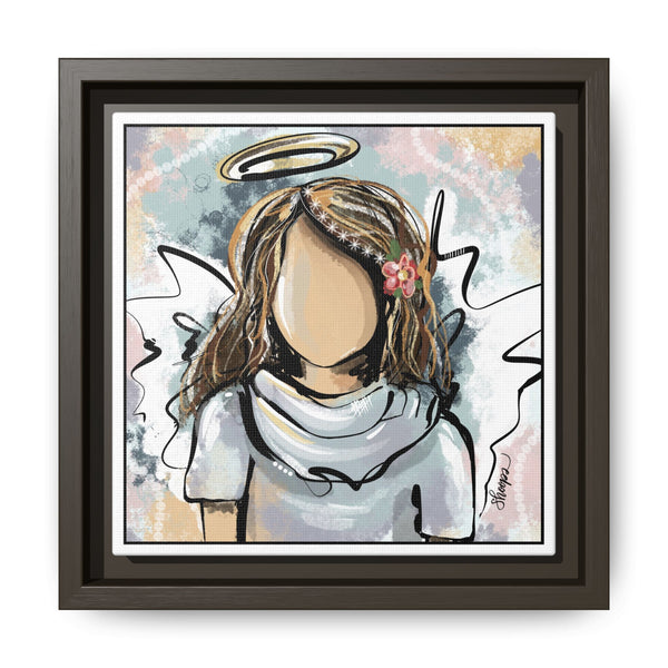Framed Angel Art Print - Sweetie Pie