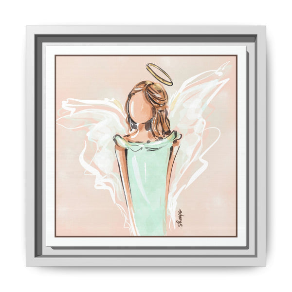 Framed Angel Canvas Art Print